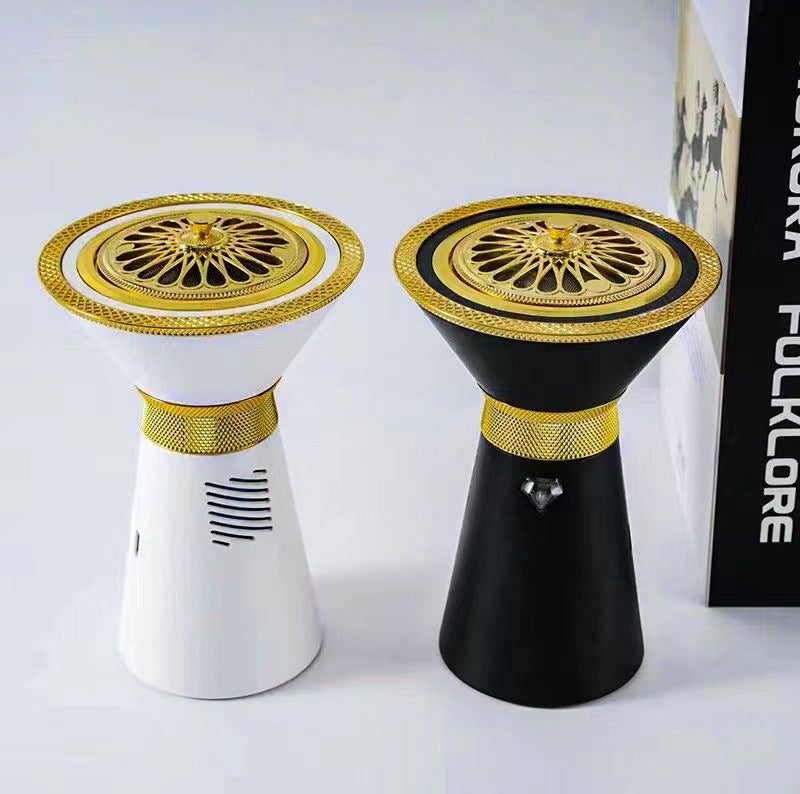 Bukhoon موقد بخور كهربائي سريع التسخين حاملة عود قابلة للشحن مع USB C وأسلوب عربي أنيق لرائحة تدوم طويلاً - Image 2